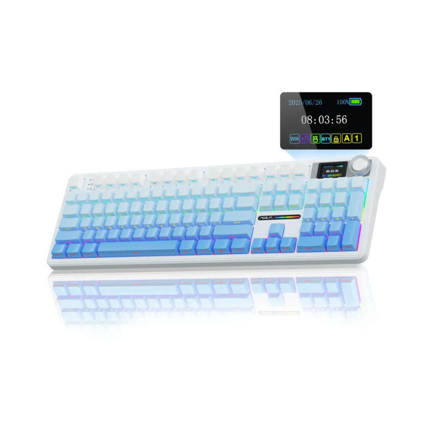 AULA F108 Pro Full Size vision Knob Keyboard - Image 38