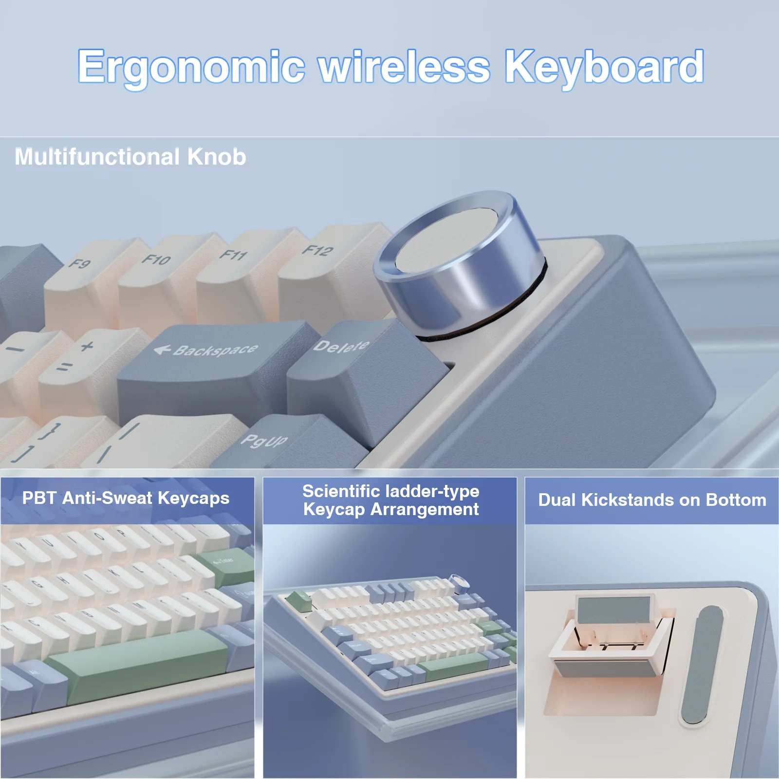 AULA F75 Pro Knob Side-Printed Mechanical Keyboard - Image 77