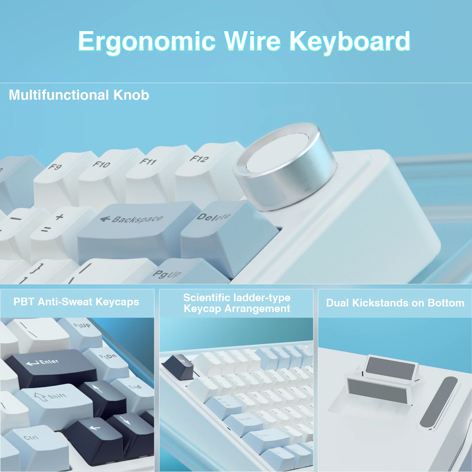 AULA F75 Pro Knob Side-Printed Mechanical Keyboard - Image 98