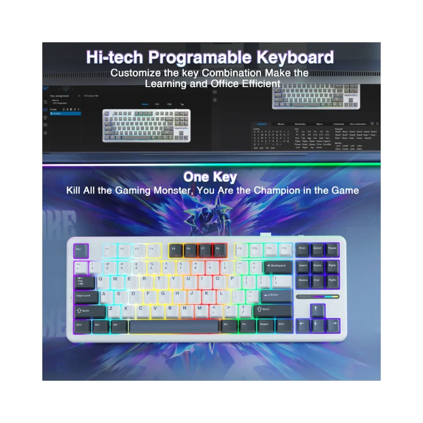 AULA F87 Mechanical Keyboard👉 Huge Clearance Sale - Image 17