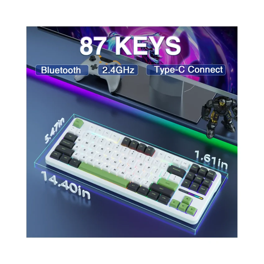 AULA F87 Mechanical Keyboard👉 Huge Clearance Sale - Image 6