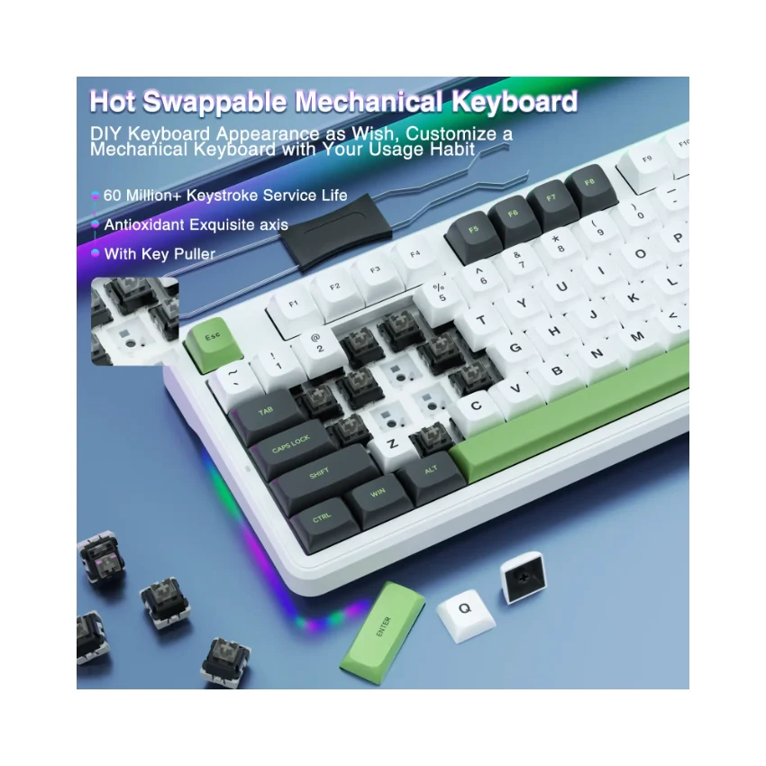 AULA F87 Mechanical Keyboard👉 Huge Clearance Sale - Image 7