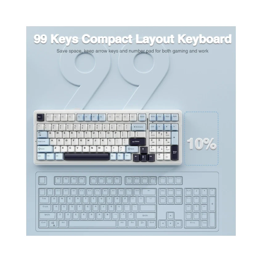 AULA F99 Tri-Mode Mechanical Keyboard👉 Huge Clearance Sale - Image 17