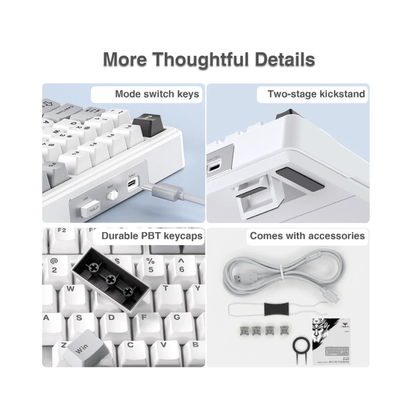 AULA F99 Tri-Mode Mechanical Keyboard👉 Huge Clearance Sale - Image 31