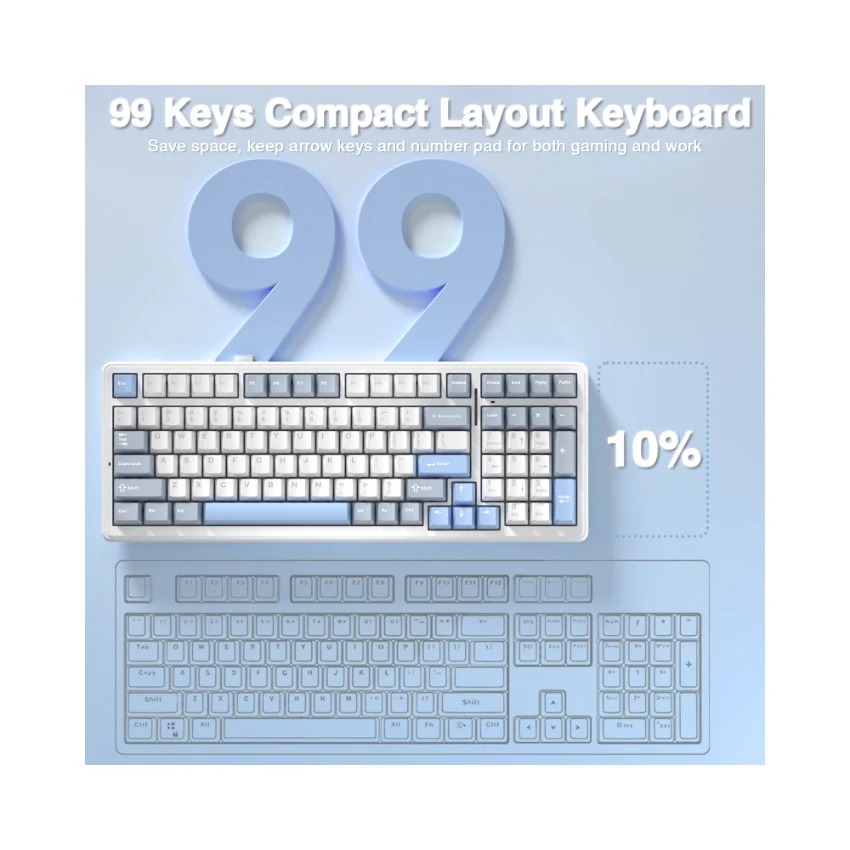 AULA F99 Tri-Mode Mechanical Keyboard👉 Huge Clearance Sale - Image 53