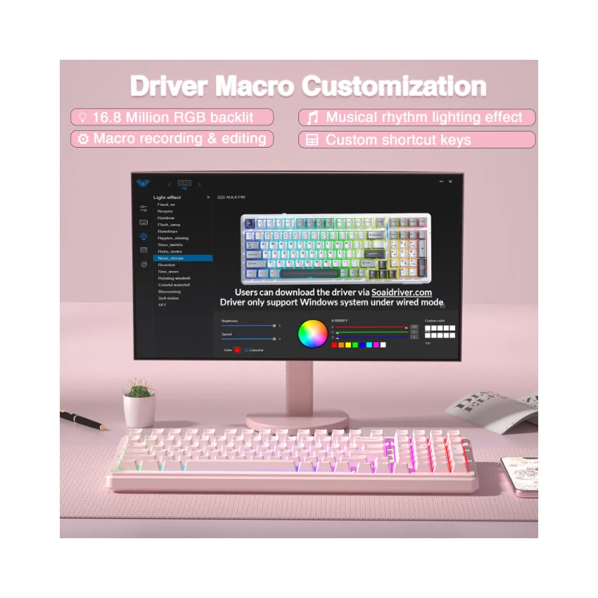 AULA F99 Tri-Mode Mechanical Keyboard👉 Huge Clearance Sale - Image 65