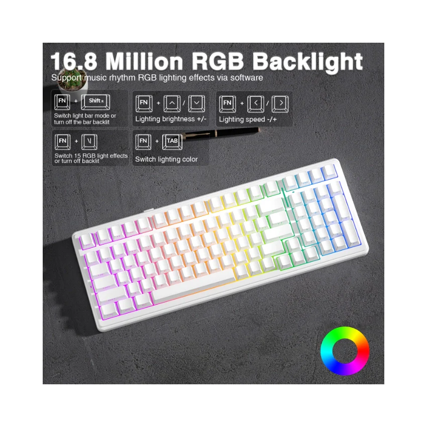 AULA F99 Tri-Mode Mechanical Keyboard👉 Huge Clearance Sale - Image 73