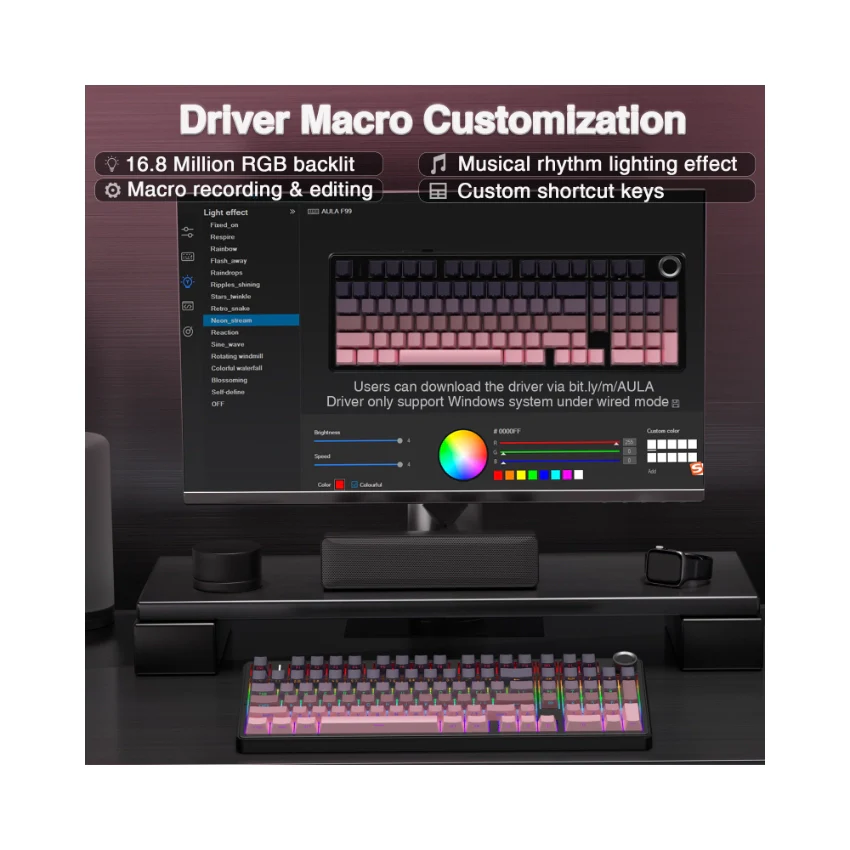 AULA F99 Pro Knob Mechanical Keyboard - Image 25