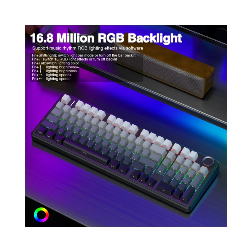 AULA F99 Pro Knob Mechanical Keyboard - Image 34