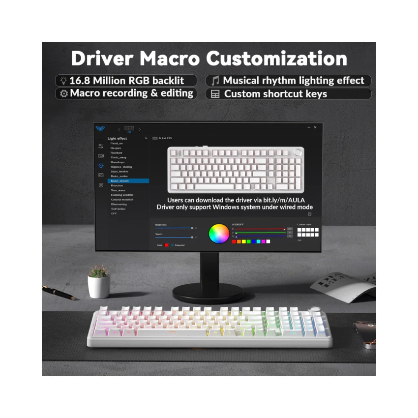 AULA F99 Pro Knob Mechanical Keyboard - Image 53
