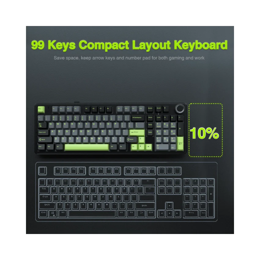 AULA F99 Pro Knob Mechanical Keyboard - Image 8
