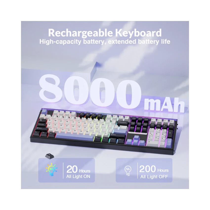 AULA H108 LumioTune Full Size Keyboard - Image 7