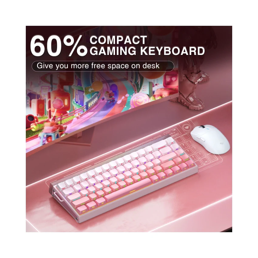 AULA Hero 68 HE Wired Magnetic Keyboard - Image 21