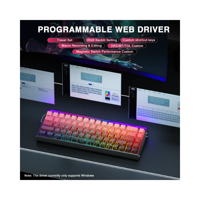 AULA Hero 68 HE Wired Magnetic Keyboard - Image 33