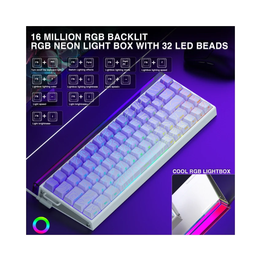 AULA Hero 68 HE Wired Magnetic Keyboard - Image 43