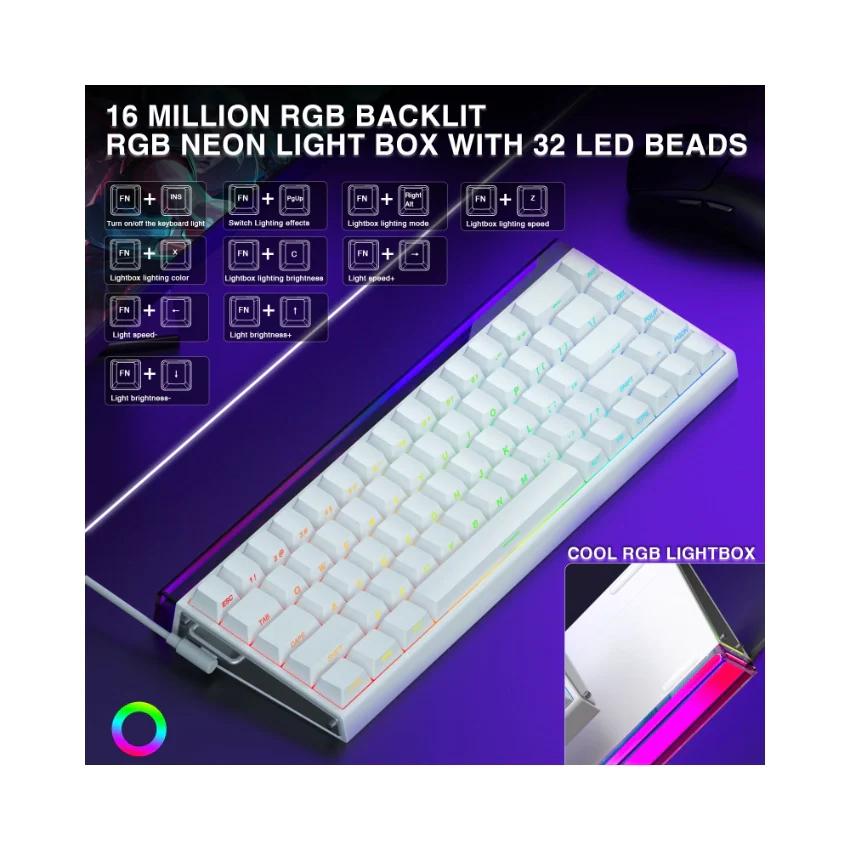AULA Hero 68 HE Wired Magnetic Keyboard - Image 5