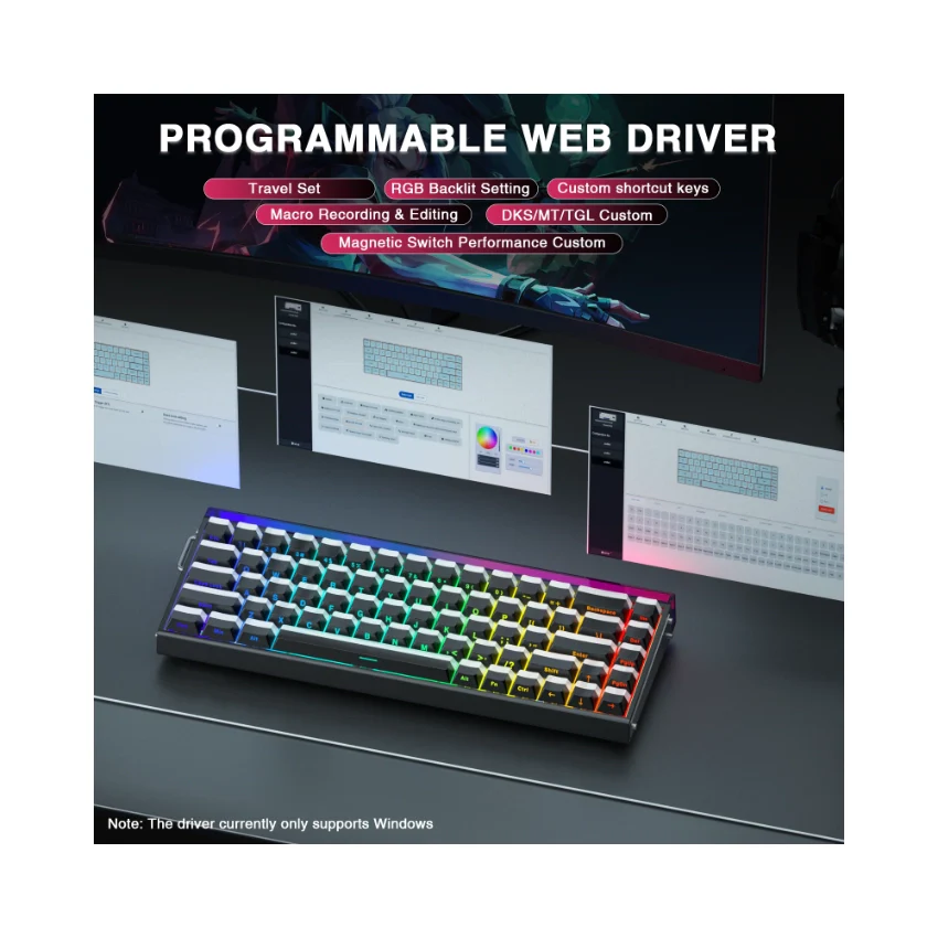 AULA Hero 68 HE Wired Magnetic Keyboard - Image 52