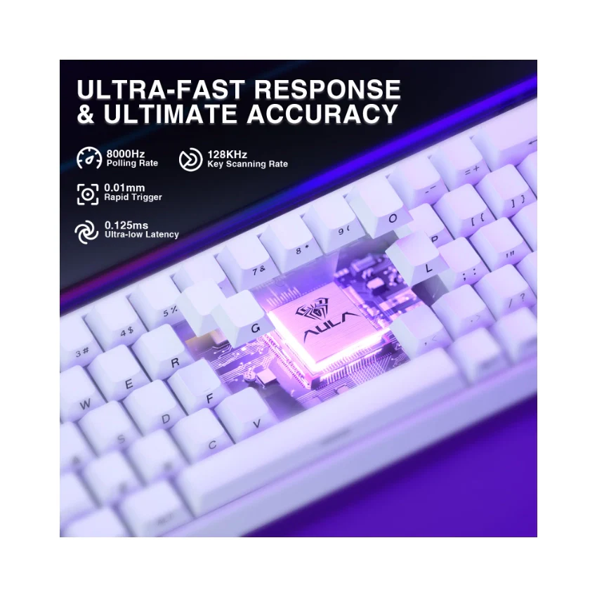 AULA Hero 68 HE Wired Magnetic Keyboard - Image 6