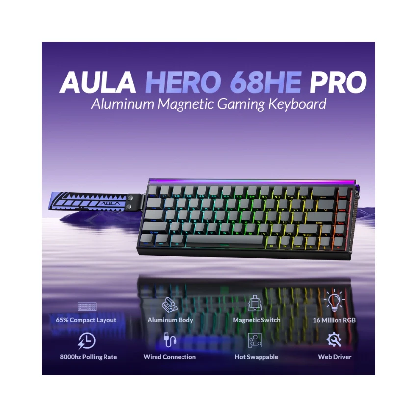 AULA Hero 68 HE Wired Magnetic Keyboard - Image 60