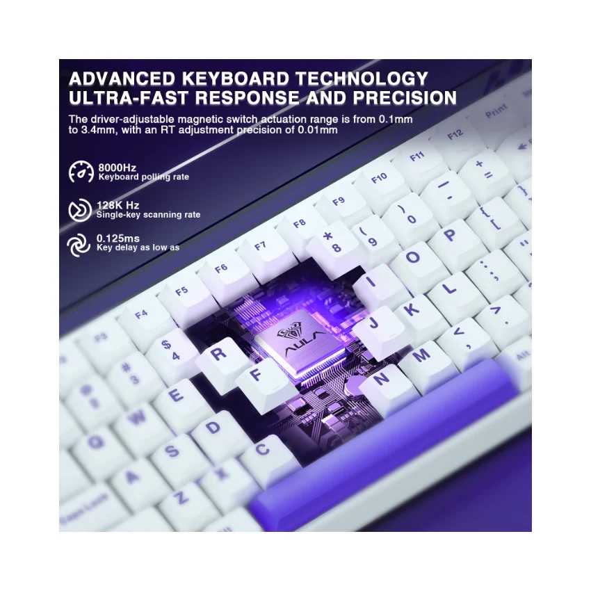 AULA Hero 84 HE Wired Magnetic Keyboard - Image 7