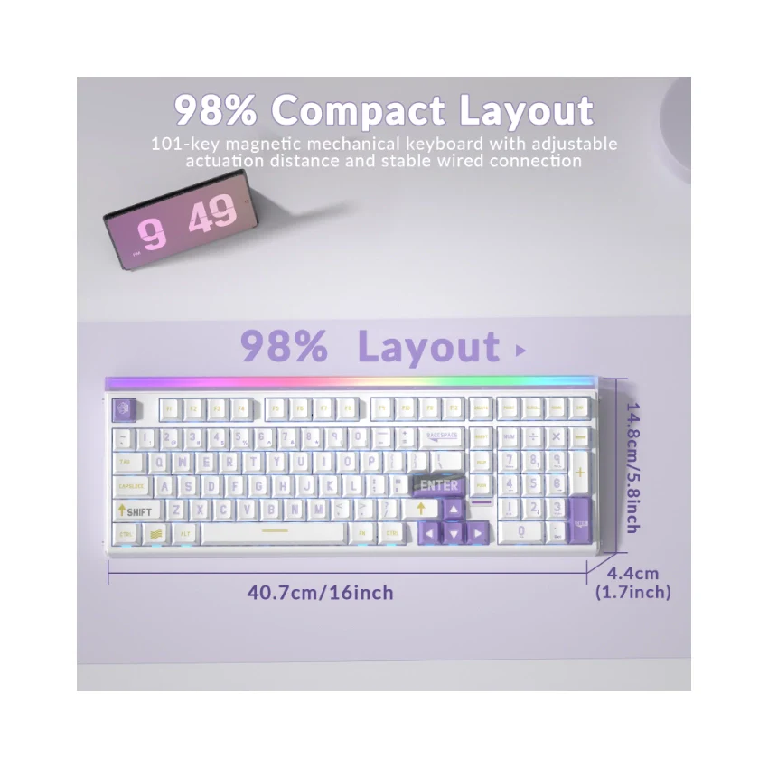 AULA Hero99 Wired Magnetic Gaming Keyboard - Image 19