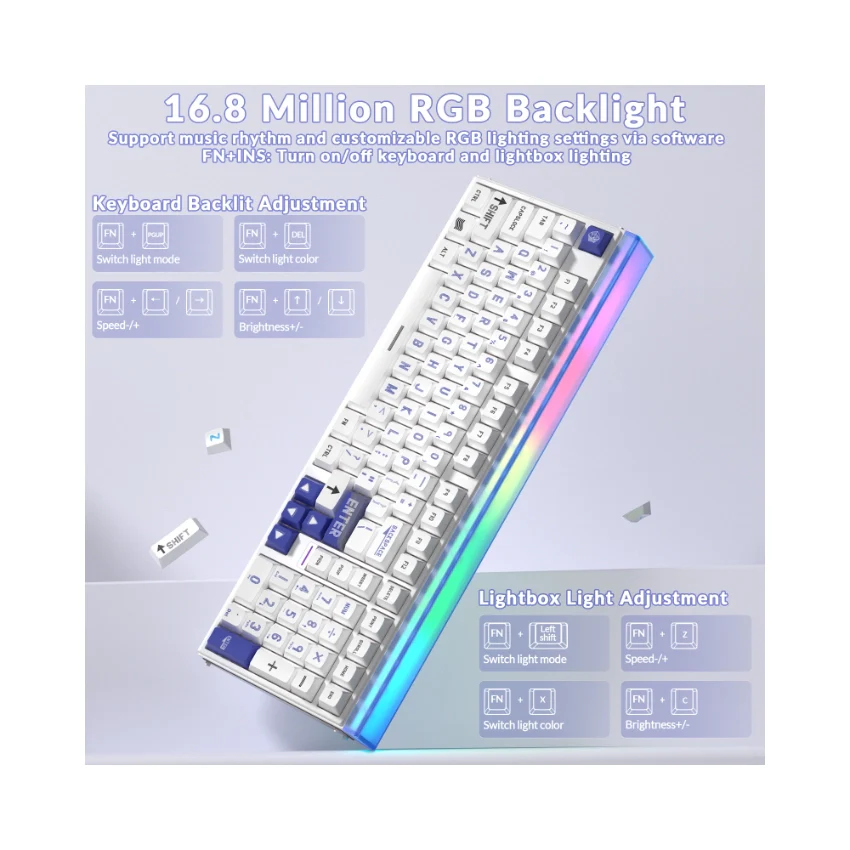 AULA Hero99 Wired Magnetic Gaming Keyboard - Image 6