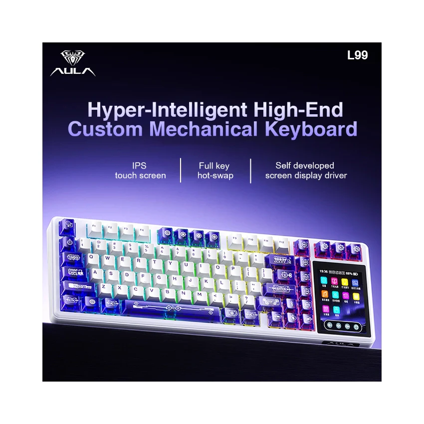 AULA L99 Smart-Screen Mechanical Keyboard - Image 3