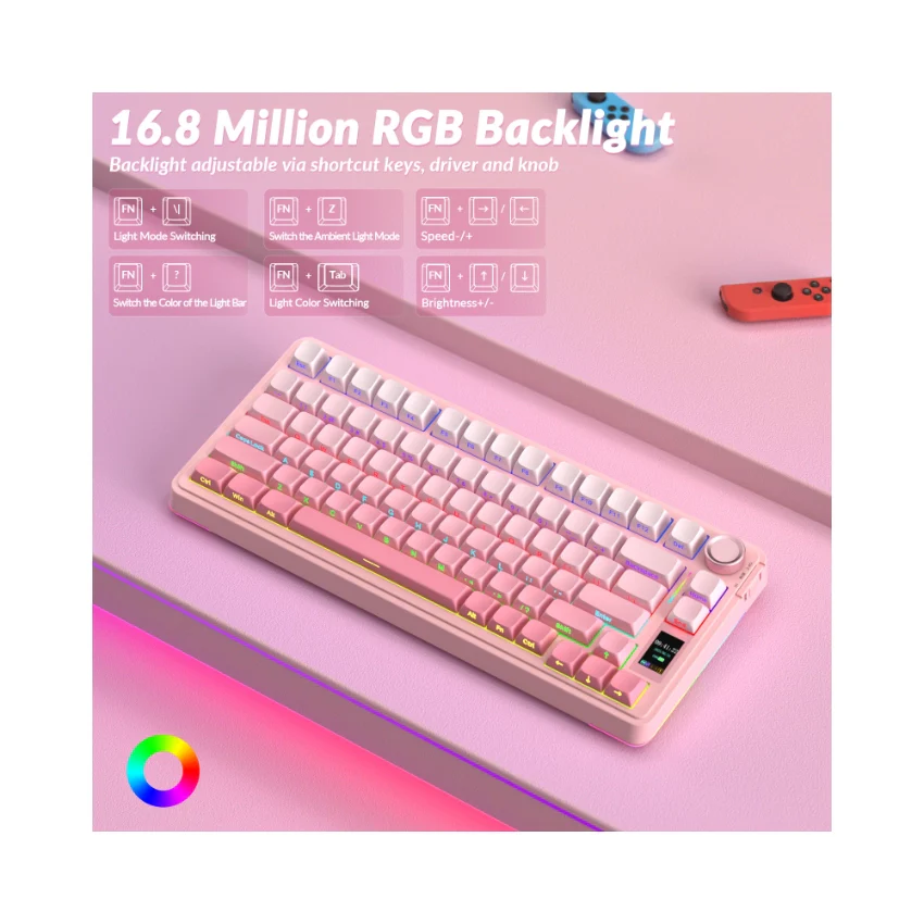 AULA S75 Pro Knob Mechanical Keyboard - Image 13