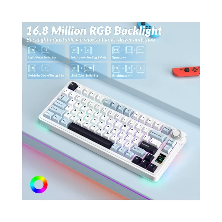 AULA S75 Pro Knob Mechanical Keyboard - Image 21