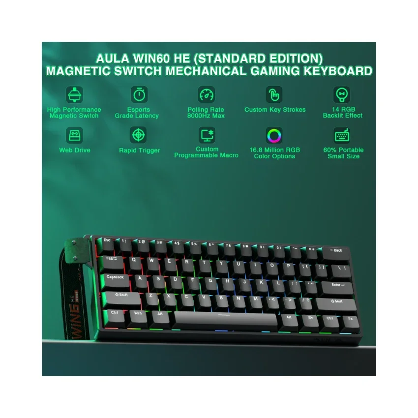 AULA WIN60 HE Wired Magnetic Keyboard - Image 43