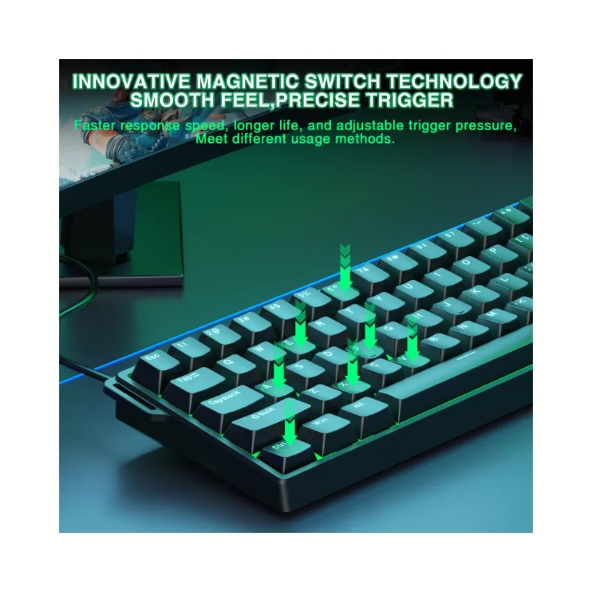 AULA WIN60 HE Wired Magnetic Keyboard - Image 49