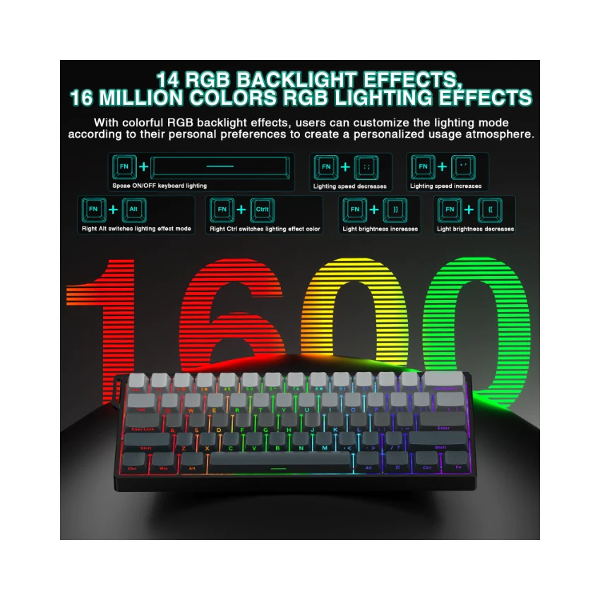 AULA WIN60 HE Wired Magnetic Keyboard - Image 54