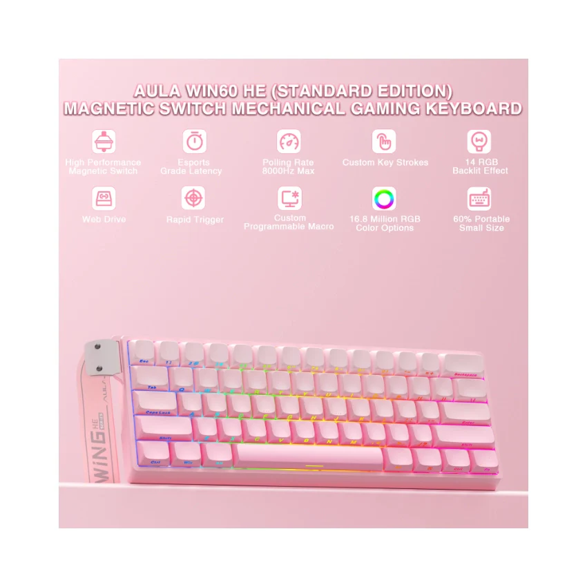 AULA WIN60 HE Wired Magnetic Keyboard - Image 59