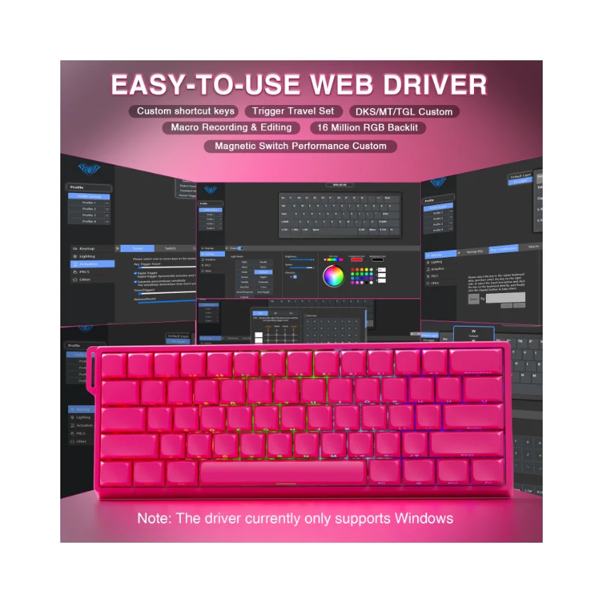 AULA WIN60 HE Wired Magnetic Keyboard - Image 73