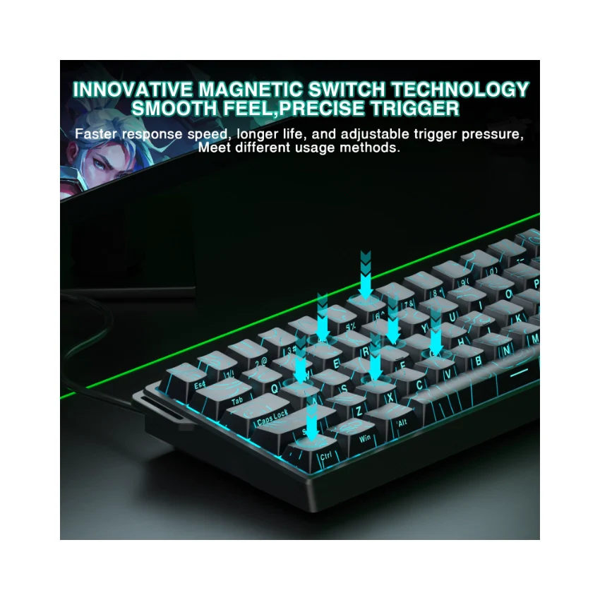 AULA WIN60 HE Wired Magnetic Keyboard - Image 77