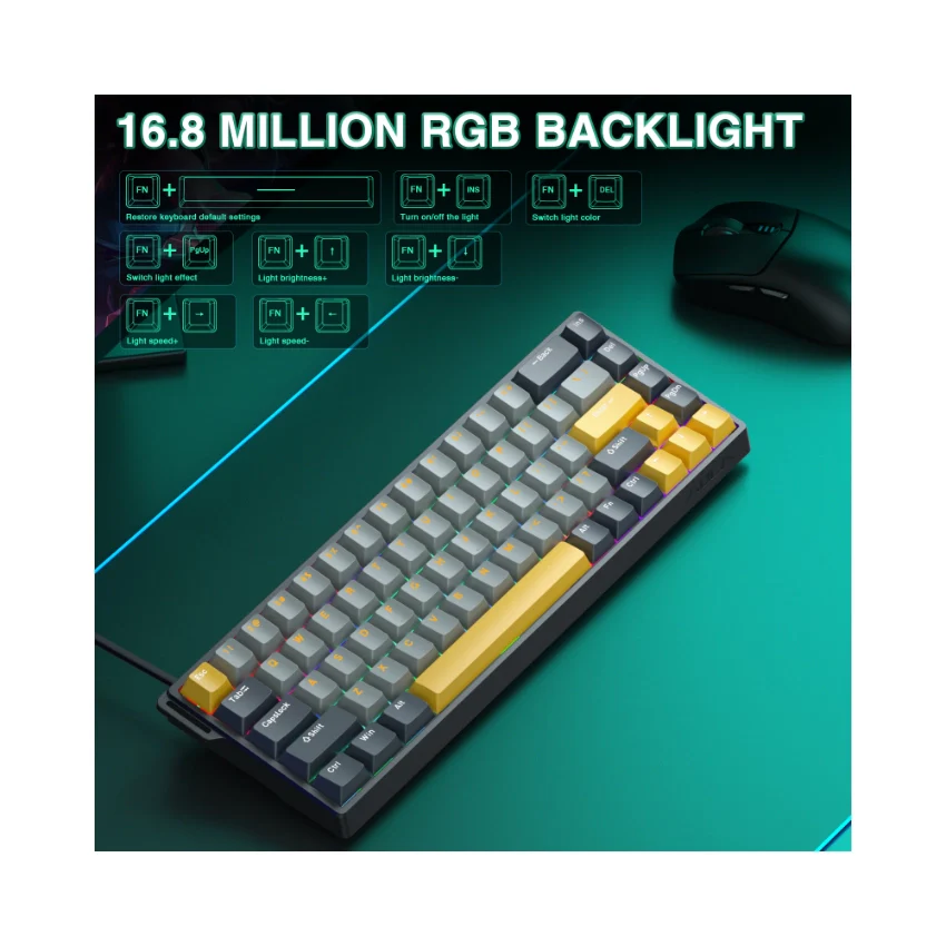 AULA WIN68 HE Wired Magnetic Keyboard - Image 14