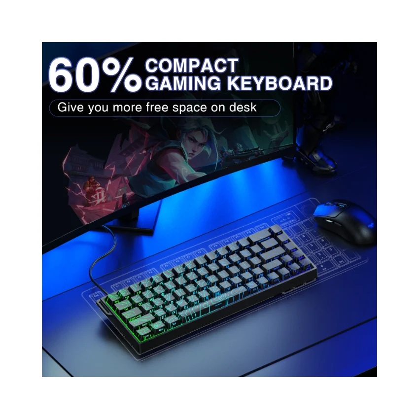 AULA WIN68 HE Wired Magnetic Keyboard - Image 62
