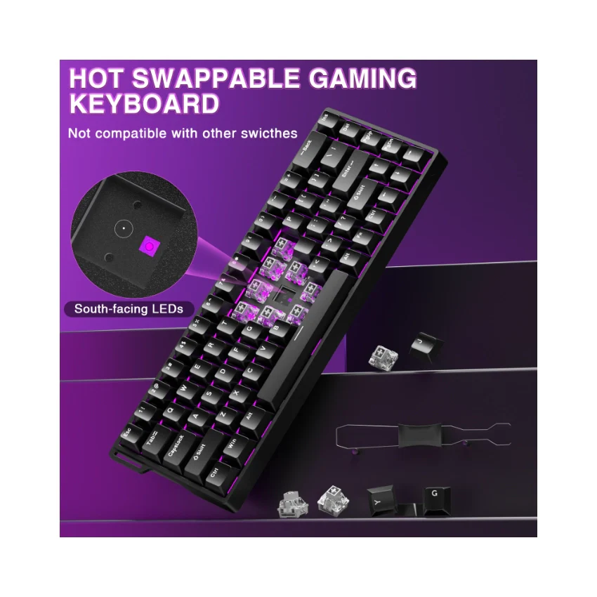 AULA WIN68 HE Wired Magnetic Keyboard - Image 8
