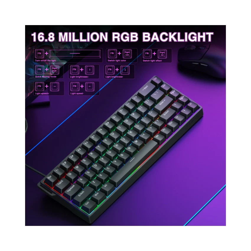 AULA WIN68 HE Wired Magnetic Keyboard - Image 9